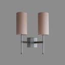 Tigermoth Lighting - Reduced Depth Double Stem Wall Light